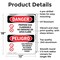Signmission Propane Gas Flammable No Smoking Danger Sign, Aluminum, 12in W x 18in L, 2PK OS-2PACK-DS-A-1218-VS-1539 - alternate 5